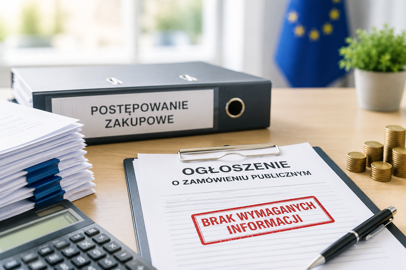 korekta za post. zamówieniowe